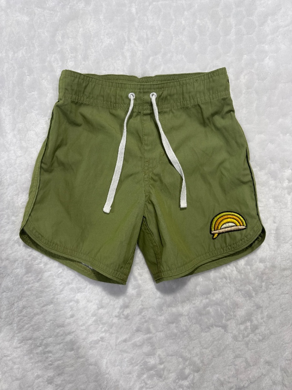 Seaesta surf board shorts swim trunks green boys size 6/7 pool beach